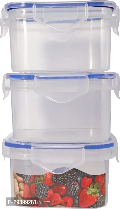 Stylish Solid Plastic Jar and Container, Pack of 12-thumb3