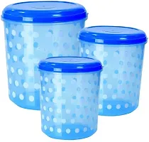 Stylish Solid Plastic Container, Pack of 6-thumb2