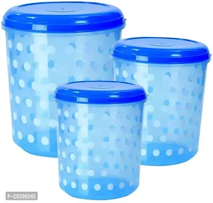 Stylish Solid Plastic Container, Pack of 6-thumb3