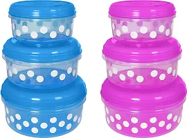 Stylish Solid Plastic Jar and Container, Pack of 12-thumb3