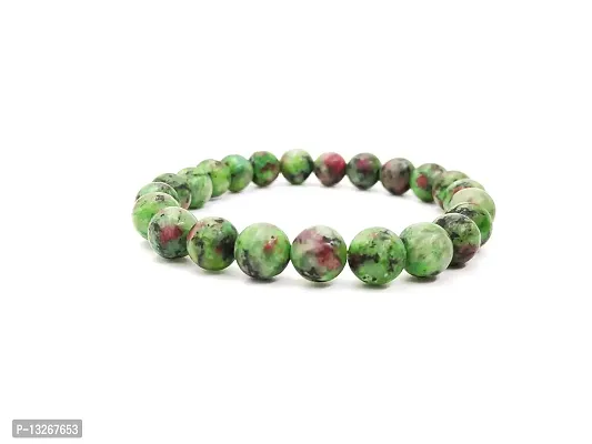 Ruby Jade Gemstone Bracelet Round Loose Beads For Women  Men-thumb2