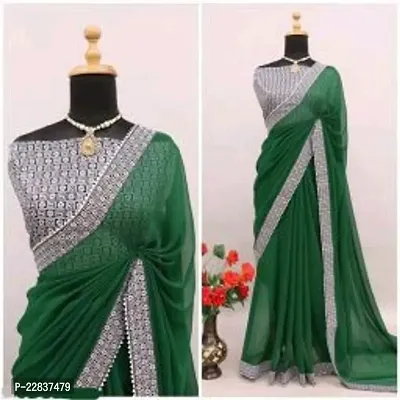 Stylish Fancy Designer Georgette Saree With Blouse Piece For Women