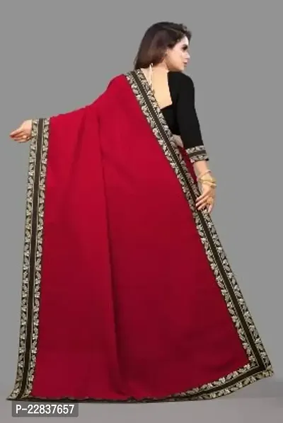 Stylish Fancy Designer Georgette Saree With Blouse Piece For Women-thumb2