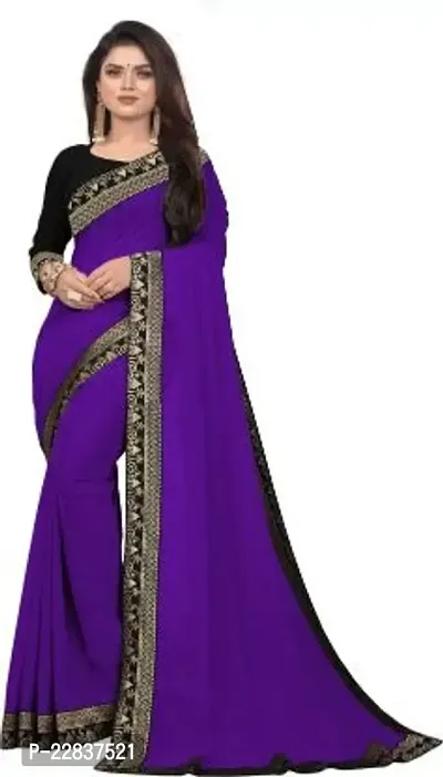 Stylish Fancy Designer Georgette Saree With Blouse Piece For Women