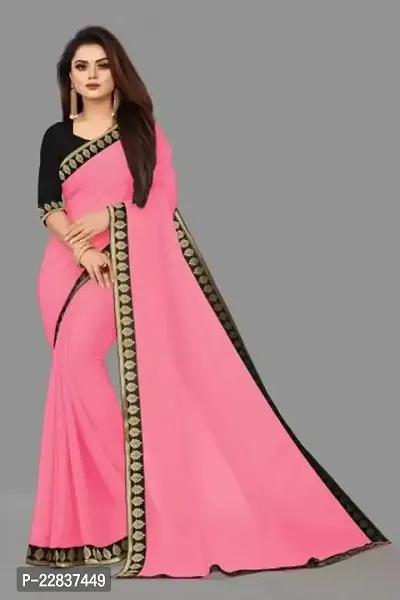 Stylish Fancy Designer Georgette Saree With Blouse Piece For Women