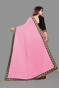 Stylish Fancy Designer Georgette Saree With Blouse Piece For Women-thumb1