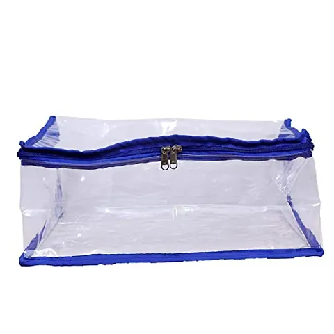 MBW Saree Cover Storage Bag Big for Clothes with Zip Organizer for Wardrobe, Large Design Boxes for Blanket and Blouse||