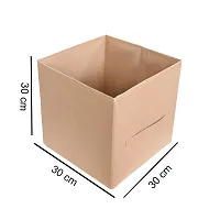 MBW 11.8x11.8x11.8 Storage Cubes | Features Dual Handles | Cube Storage Bins | Foldable Closet Organizers and Storage | Non-Woven Fabric Storage Box for Home-thumb2