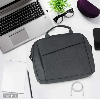 Office Laptop Bags Briefcase 15.6 Inch for Women and Men|| Black-thumb3