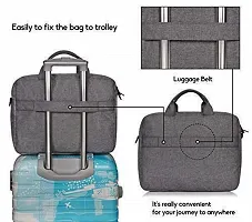 Office Laptop Bags Briefcase 15.6 Inch for Women and Men|| Dark grey-thumb4