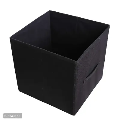 11.8x11.8x11.8  Cubes Bins Foldable Closet Organizers and Storage (pack of 1, Black)