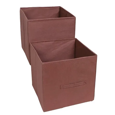 11.8x11.8x11.8 Storage Cubes | Features Dual Handles | Cube Storage Bins