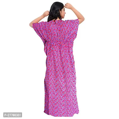 Viscironi Multicoloured Cotton Printed Nightdress For Women pack of 2-thumb2