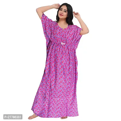 Viscironi Multicoloured Cotton Printed Nightdress For Women pack of 2-thumb3