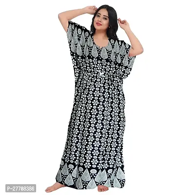 Viscironi Multicoloured Cotton Printed Nightdress For Women pack of 2-thumb2