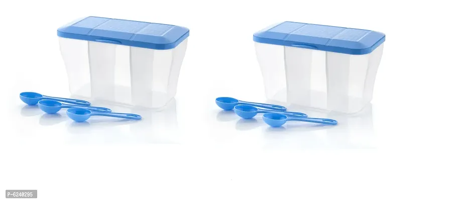 Useful Plastic Kitchen Storage Box- 2 Pieces