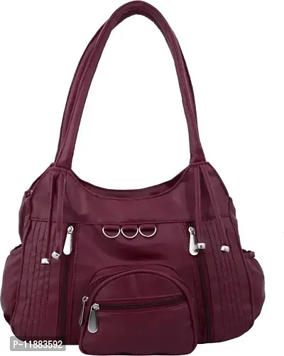 Bellina Women's Handbag (Maroon)