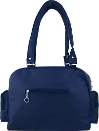 Bellina D pocket blue Shoulder handbag for women-thumb1