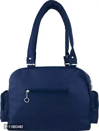 Bellina D pocket blue Shoulder handbag for women-thumb2