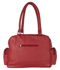 Bellina D pocket Maroon Shoulder handbag for women-thumb2