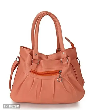 KAWTRA Women's Handbag (KBAGS-039_Peach)-thumb2