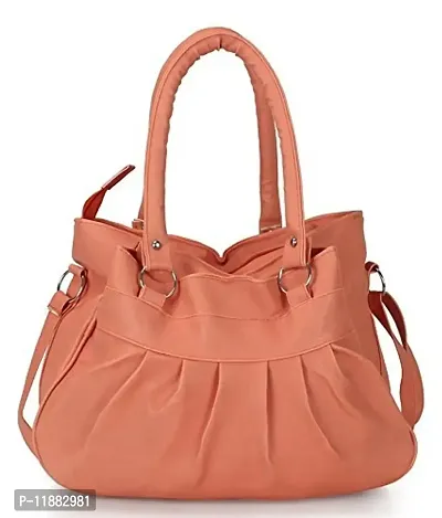 KAWTRA Women's Handbag (KBAGS-039_Peach)-thumb0