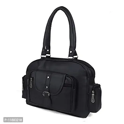 Bellina D pocket black Shoulder handbag for women