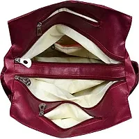 Bellina? Women's Handbag in Premium maroon color Shoulder bag and wallet for women-thumb2