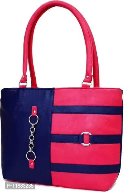 Bellina Women's in Premium Shoulder Handbag - Blue, Pink