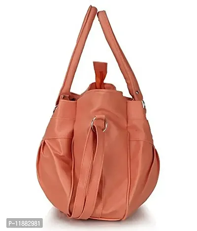 KAWTRA Women's Handbag (KBAGS-039_Peach)-thumb3