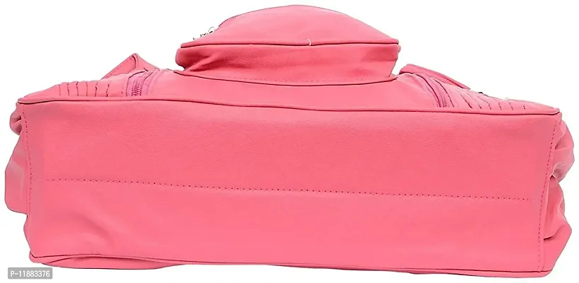 TIP-TOP FASHION Women's Handbag (Pink)-thumb2