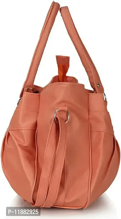 TipTop Women's Peach Handbag-thumb3