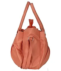 Bellina Women's Shoulder Handbag with Clutch (Peach)-thumb3