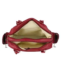 Bellina Women's Handbag With Clutch (Set of 2) (AC-75_Green)-thumb2