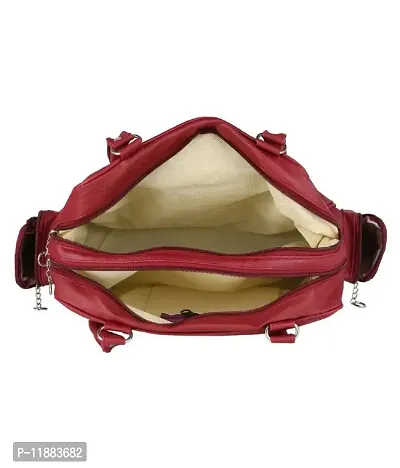 Bellina Women's Handbag With Clutch (Set of 2) (AC-75_Green)-thumb3