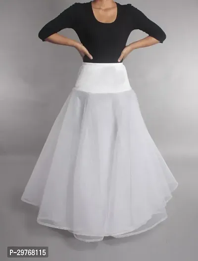 Stylish Polyester Blend Solid Petticoat for Women