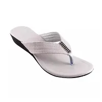 Elegant Grey Synthetic Sandals For Women-thumb1