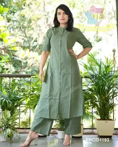 Fancy Solid Kurta Set For Women