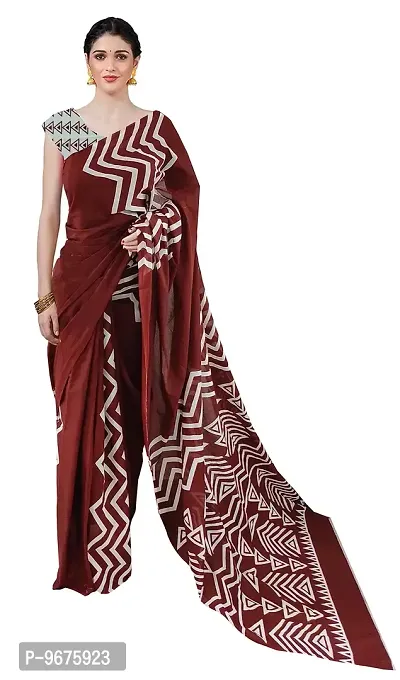 Buy ANMOL FABRICS Women's Pure Cotton Mulmul Designed Printed Saree with  Blouse | News Paper Print Cotton Mal Mal Sari with Blouse at Amazon.in