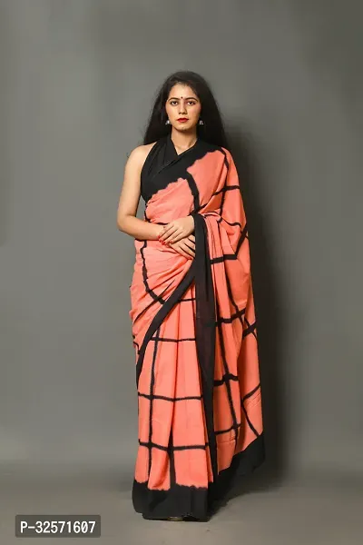 Beautiful Multicoloured Cotton Mulmul Printed Saree With Blouse Piece For Women-thumb0