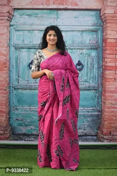 jaipuri print pure cotton mulmul saree, mulmul cotton saree, cotton malmal  saree, cotton saree pure cotton saree with b;ouse piece for woman