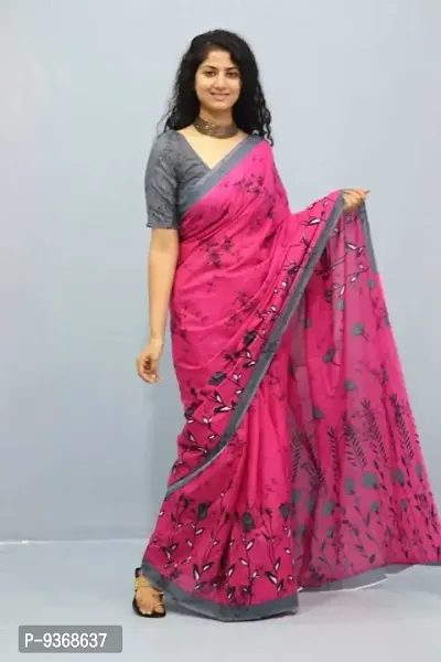 Buy pure cotton MalMal Saree Hand Block Dabu print godess sign saree at  Amazon.in