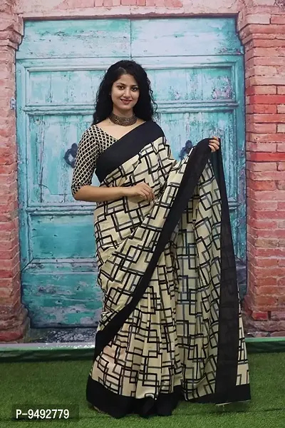 Lehriya Hand Block Handprinted Printed Indian Jaipuri Pure Mulmul Cotton  Saree With Attached Unstitched Saree Blouse, Gift for Her, - Etsy