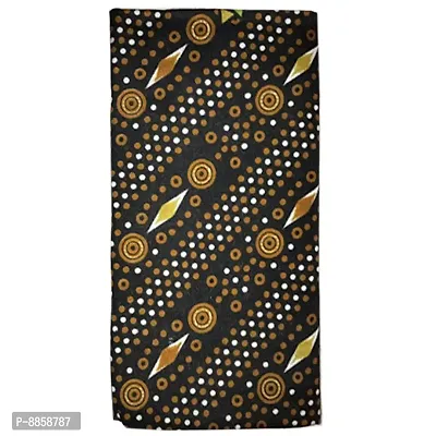 Cotton Brown Printed Lungi For Men