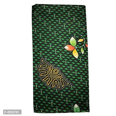 Cotton Green Printed Lungi For Men-thumb0