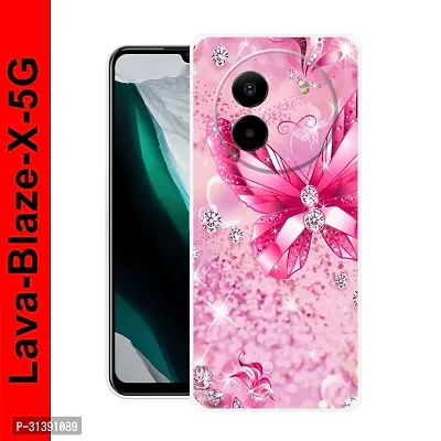 Stylish Printed  Back Cover For Lava Blaze X 5G