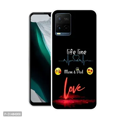 Stylish Printed  Back Cover For Vivo Y21-thumb2