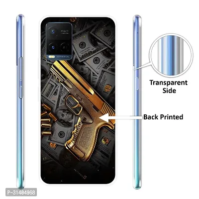 Stylish Printed  Back Cover For Vivo Y21-thumb0