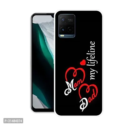 Stylish Printed  Back Cover For Vivo Y21-thumb2