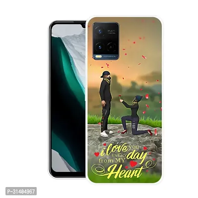 Stylish Printed  Back Cover For Vivo Y21-thumb2